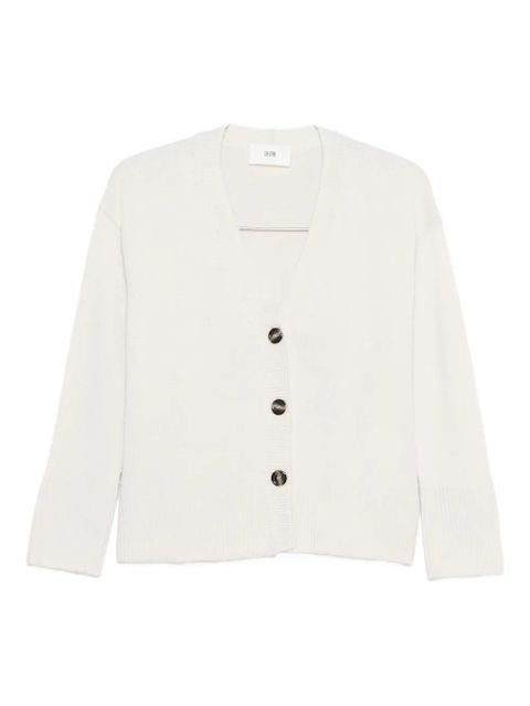SOLOTRE V-neck cardigan - White