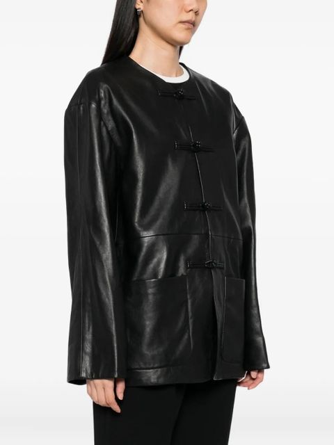 Róhe Mandarin jacket - Black