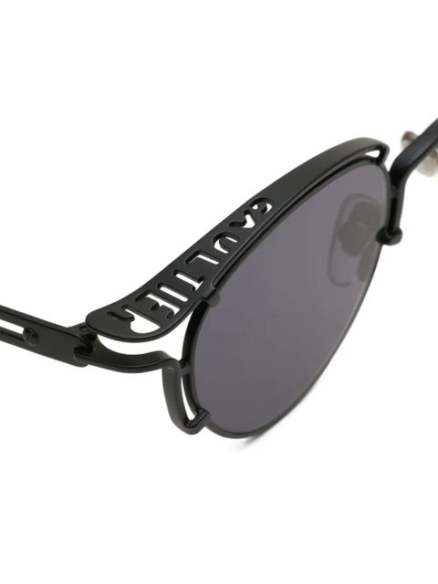 Jean Paul Gaultier pilot-frame sunglasses - Black