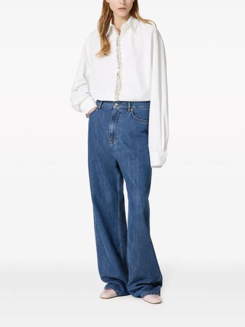 Valentino Garavani Compact embroidered shirt - White - zdjęcie produktu nr 2