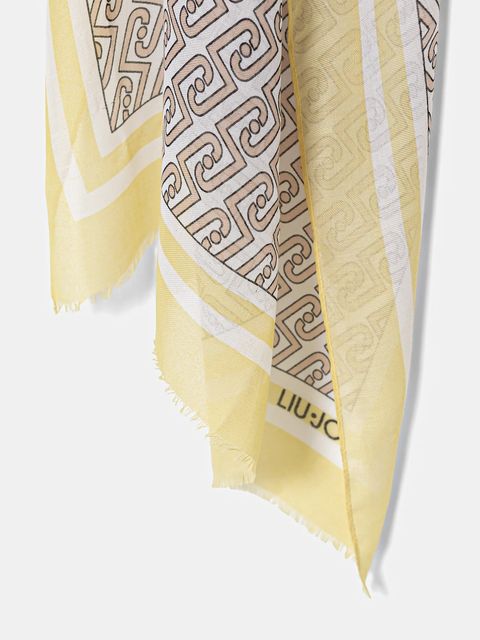 Liu Jo szal damski kolor żółty wzorzysty 2A6039 T2745