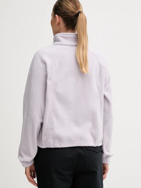 Columbia bluza polarowa Benton Springs damska kolor fioletowy gładka 2136221