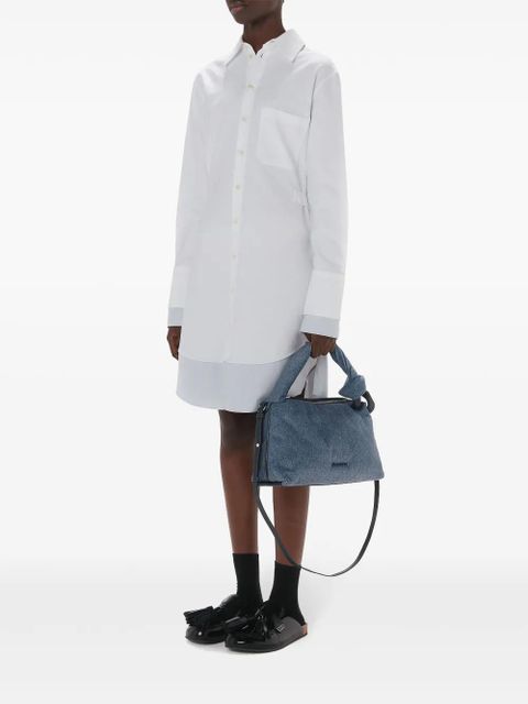 JW Anderson long-sleeve short shirtdress - White - zdjęcie produktu nr 2
