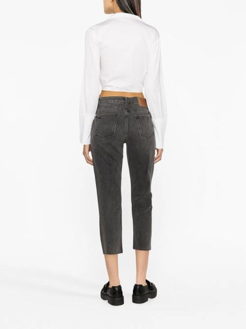 Ba&Sh Elly mid-rise straight-leg jeans - Grey