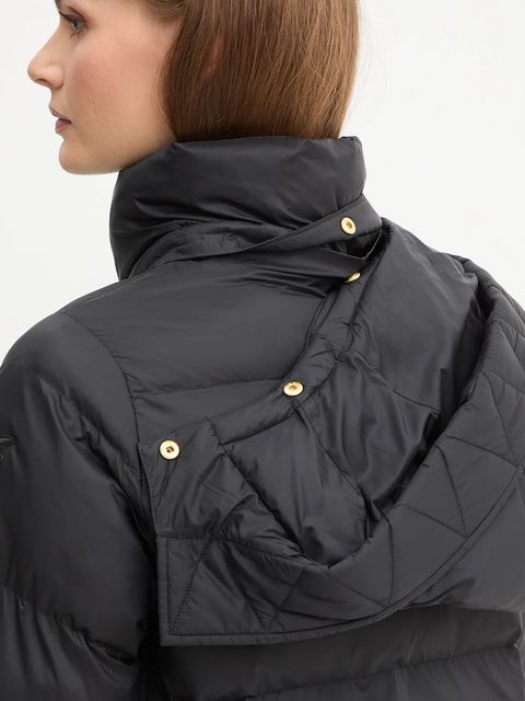 Pinko kurtka kolor czarny zimowa 105720 A2TF