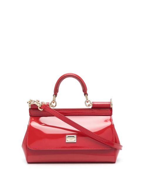 Dolce & Gabbana small Sicily tote bag - Red - zdjęcie produktu nr 1