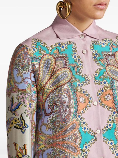 ETRO paisley-print shirt - Pink