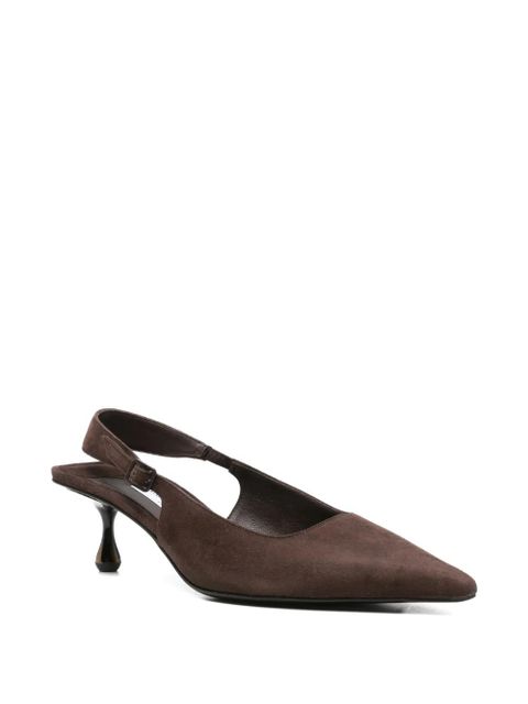 Jimmy Choo 50mm Amel slingback pointed-toe pumps - Brown - zdjęcie produktu nr 2