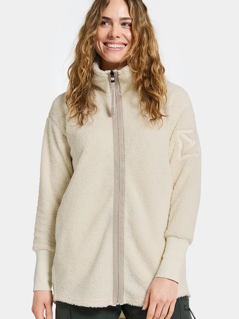 Didriksons bluza polarowa SALLY damska kolor beżowy gładka 505165 - zdjęcie produktu nr 1