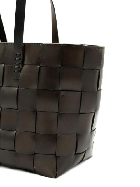 DRAGON DIFFUSION Japan woven tote bag - Brown