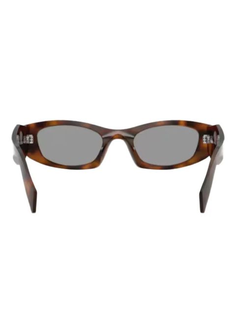 Prada Eyewear cat-eye frame sunglasses - Brown - zdjęcie produktu nr 1