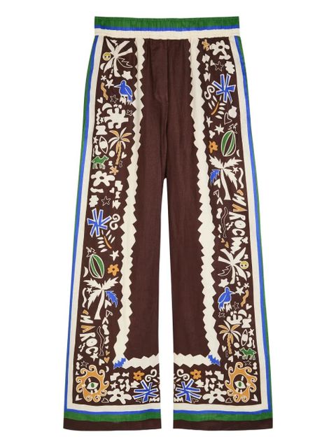 ALEMAIS Maroc printed trousers - Brown - zdjęcie produktu nr 2