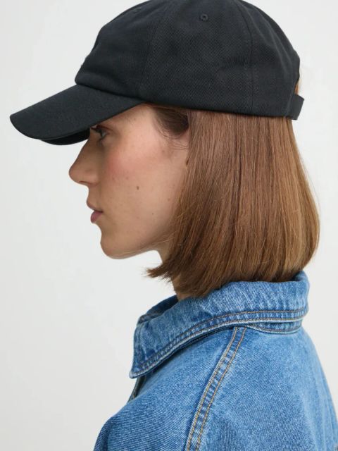 Ruslan Baginskiy czapka z daszkiem bawełniana kolor czarny gładka BSB033/041-C