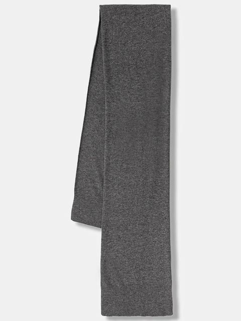 United Colors of Benetton szalik wełniany kolor szary gładki 1002DU01E - zdjęcie produktu nr 1