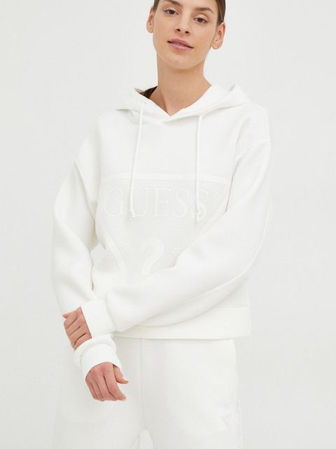 Guess bluza NEW ALISA damska kolor biały z kapturem V2YQ08 K7UW2 - zdjęcie produktu nr 1