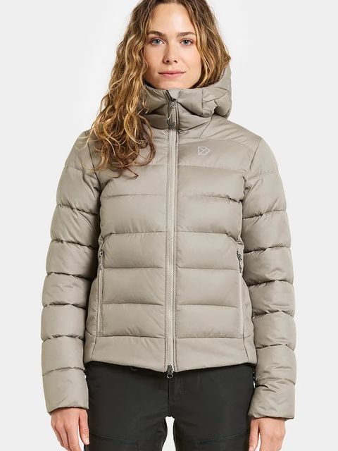 Didriksons kurtka TEJLA kolor beżowy zimowa 505887 - zdjęcie produktu nr 1