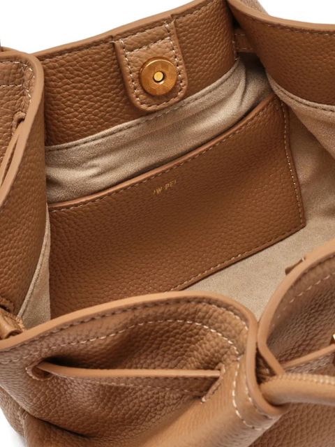 JW Pei Hana handle pebbled tote bag - Brown