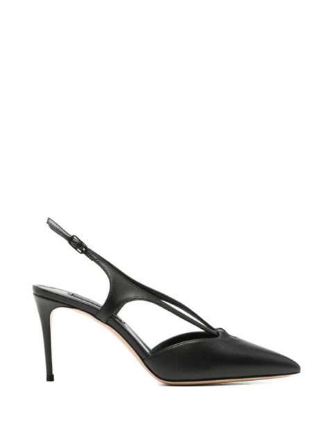 Casadei leather slingback pumps - Black - zdjęcie produktu nr 1