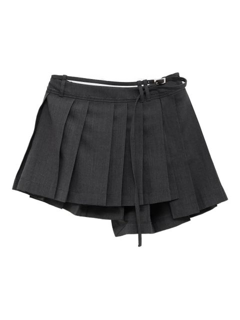 Acne Studios pleated belted skirt - Grey