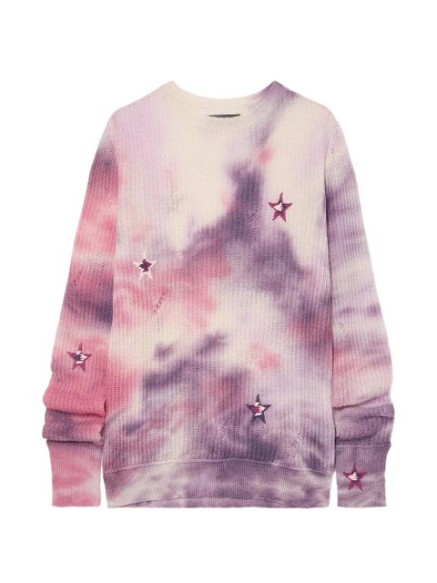 AMIRI tie-dye stars sweater - Purple - zdjęcie produktu nr 1