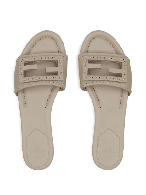 FENDI FF-motif sandals - Grey