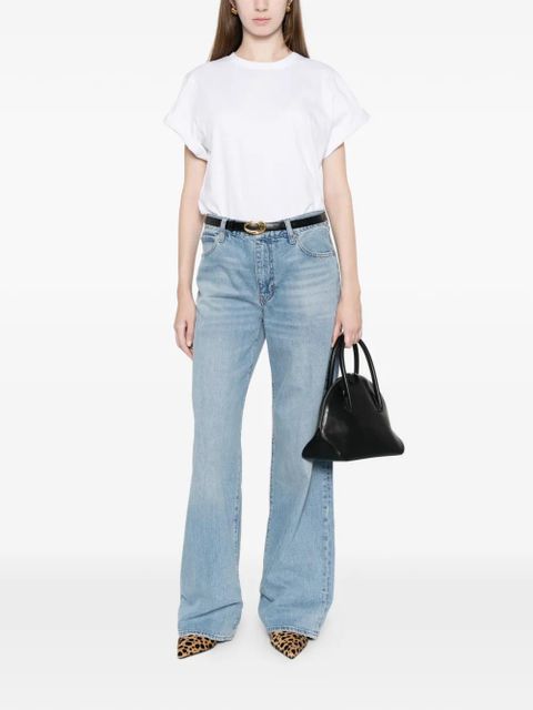 Victoria Beckham cuffed sleeve T-shirt - White - zdjęcie produktu nr 2