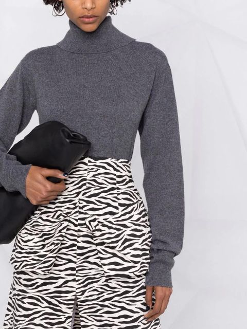 Jil Sander roll-neck cashmere jumper - Grey