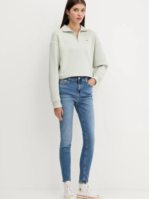 Tommy Jeans jeansy Nora damskie kolor niebieski DW0DW19255 - zdjęcie produktu nr 2