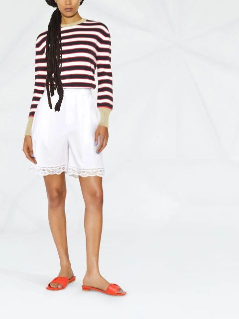 Valentino Garavani lurex sweater - White