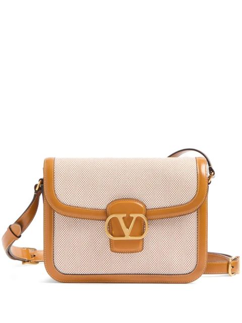 Valentino Garavani 9to5 canvas shoulder bag - Neutrals - zdjęcie produktu nr 1