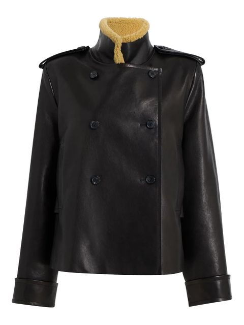 KHAITE Dean leather jacket - Black - zdjęcie produktu nr 1