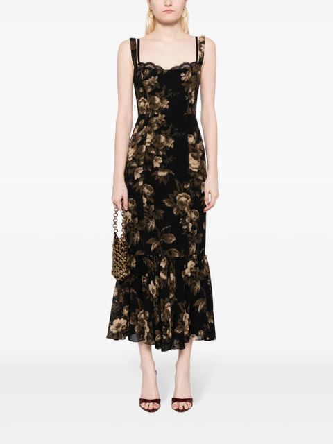 Reformation Irisa floral-print dress - Black - zdjęcie produktu nr 2