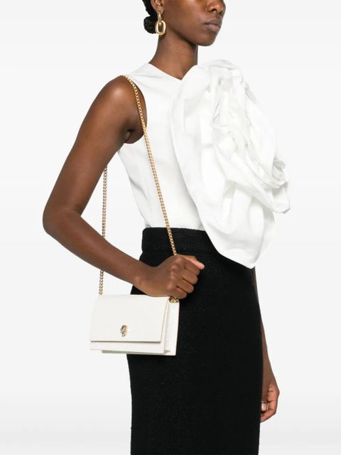 Alexander McQueen small Skull cross body bag - White