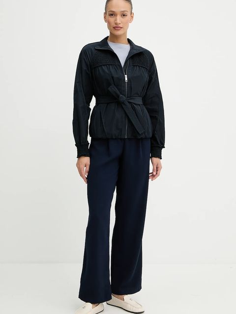 BOSS t-shirt bawełniany damski kolor niebieski 50457259 - zdjęcie produktu nr 2