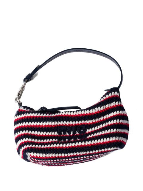 Miu Miu crochet pouch - Blue