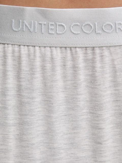 United Colors of Benetton szorty piżamowe damska kolor szary 36MX3900N
