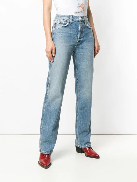RE/DONE straight leg jeans - Blue