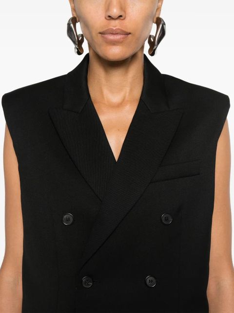 WARDROBE.NYC double-breasted gilet - Black