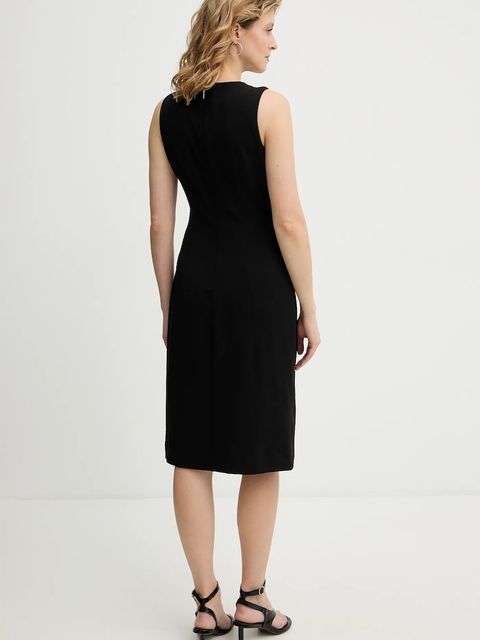 Calvin Klein sukienka kolor czarny mini prosta LV044E047G - zdjęcie produktu nr 2