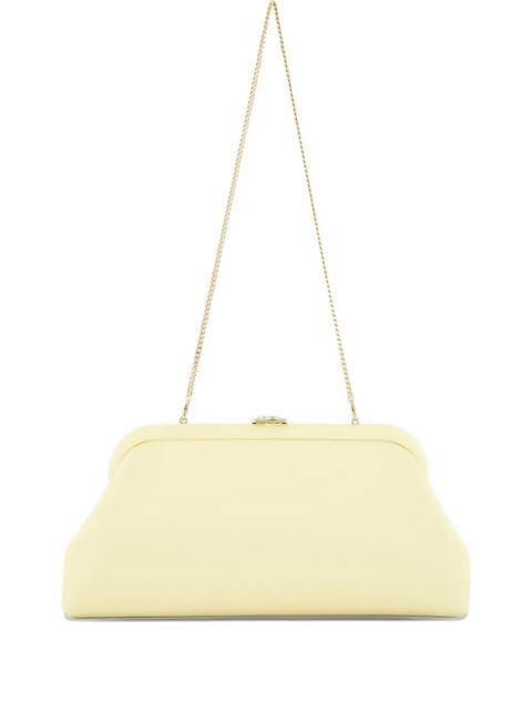 Jimmy Choo mini Skylar shoulder-chain leather clutch bag - Yellow - zdjęcie produktu nr 1