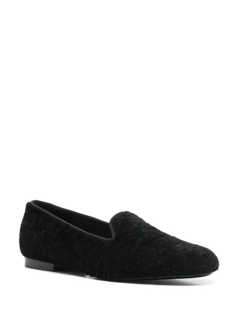 TOTEME shearling loafers - Black - zdjęcie produktu nr 2