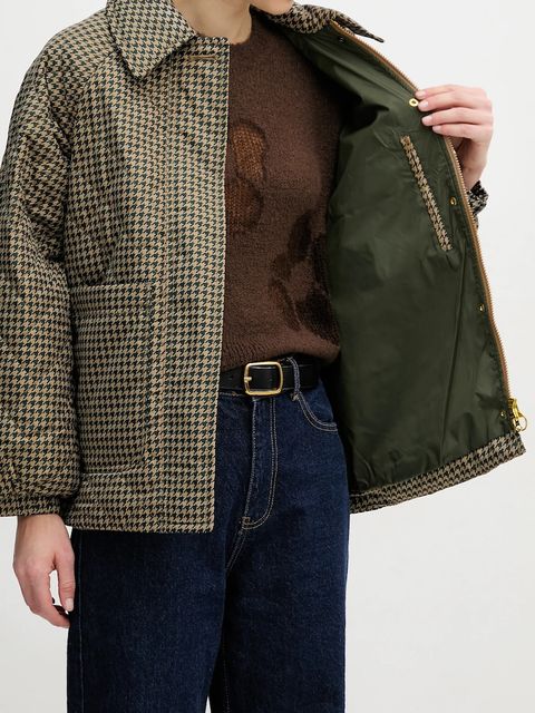 Barbour kurtka Laoise kolor zielony przejściowa LQU1889