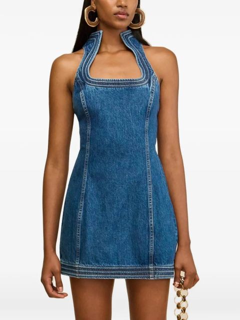 Cult Gaia Azura zip-up mini dress - Blue - zdjęcie produktu nr 1