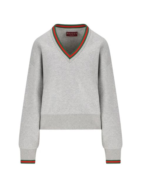 Gucci V-neck sweater - Grey - zdjęcie produktu nr 1