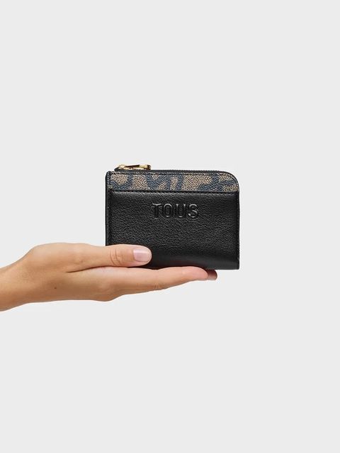 Tous portfel Kaos Icon damski kolor czarny 2002357451