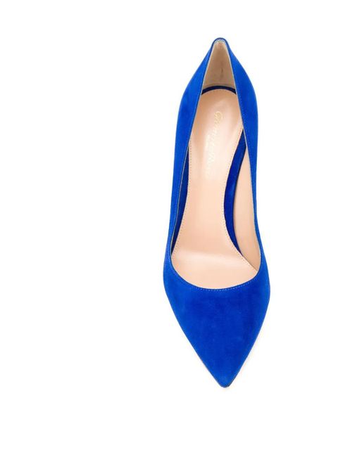 Gianvito Rossi 105 pointed pumps - Blue