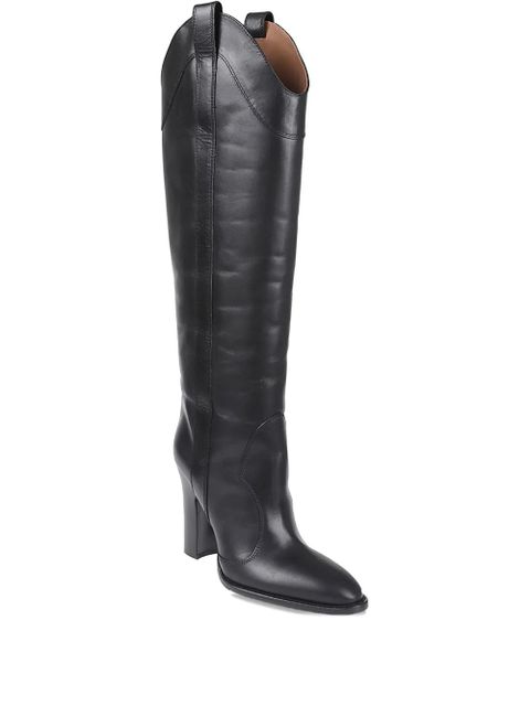 Paris Texas leather boots - Black