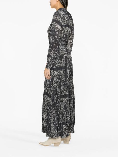 Golden Goose paisley-print maxi shirtdress - Grey - zdjęcie produktu nr 2
