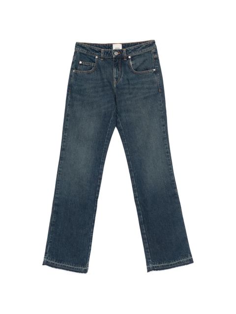 ISABEL MARANT frayed-edges denim jeans - Blue - zdjęcie produktu nr 1