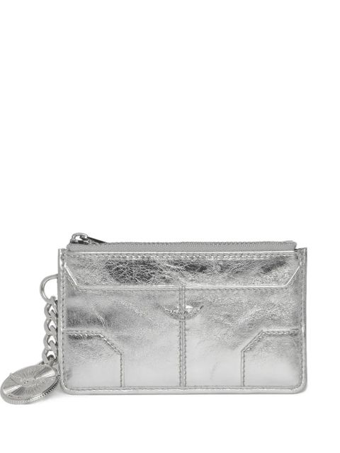 Zadig&Voltaire Sunny metallic card holder - Silver - zdjęcie produktu nr 1